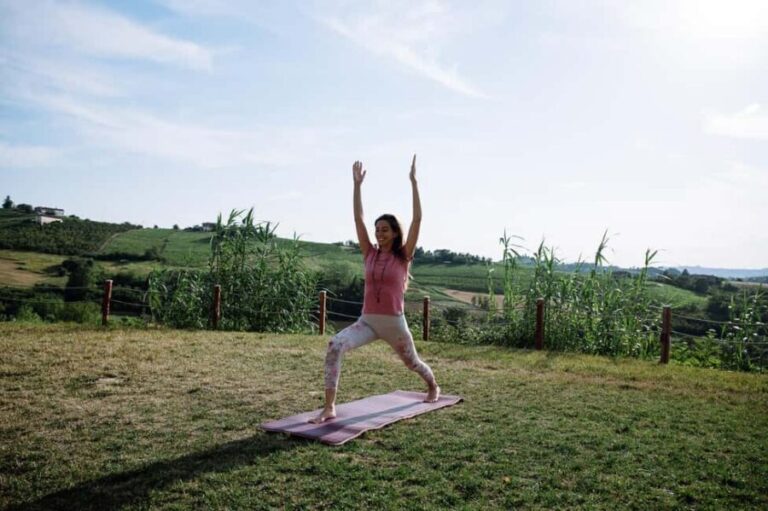 Yoga Lesson in the Langhe Region - The Landscape and Setting