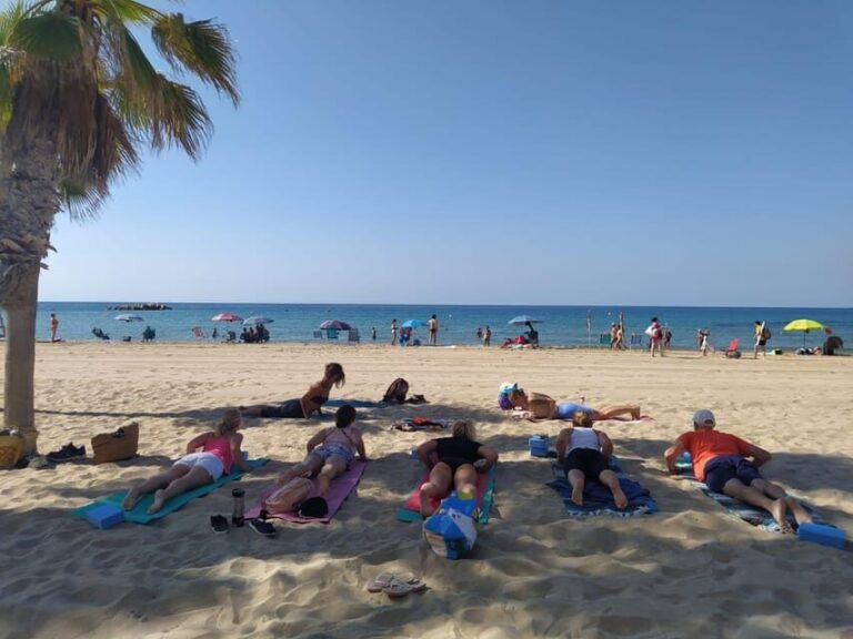 Yoga on the beach San Juan, Alicante - The Experience in Detail