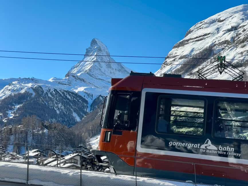 Zermatt & Gornergrat Railway Private Tour | From Zurich - The Itinerary: What to Expect