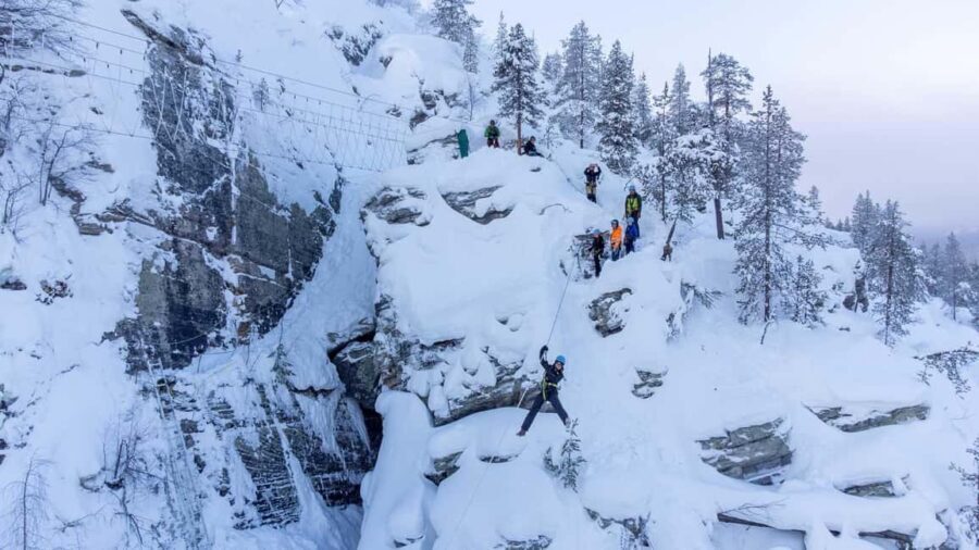 Zipline & Climbing at Adventure Park in Pyhä Fell - The Route and the Experience