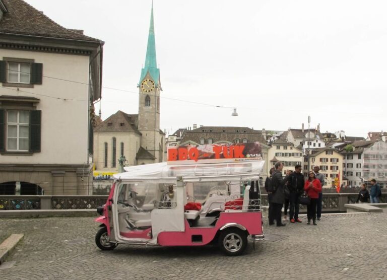 Zurich: Private eTukTuk City Tour - What You Can Expect During the Tour