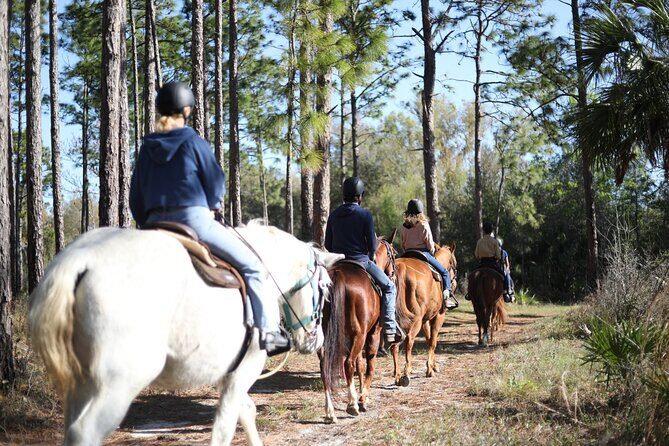 1 Hour Guided Horseback Trail Ride Rock Springs Run State Reserve - Practical Details