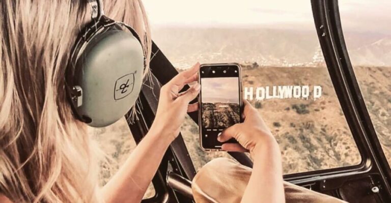 10-Minute Hollywood Sign Helicopter Tour - The Views and Photo Potential