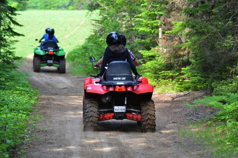 15 min. Tadoussac : Guided ATV tour excursion - The Value of This Experience