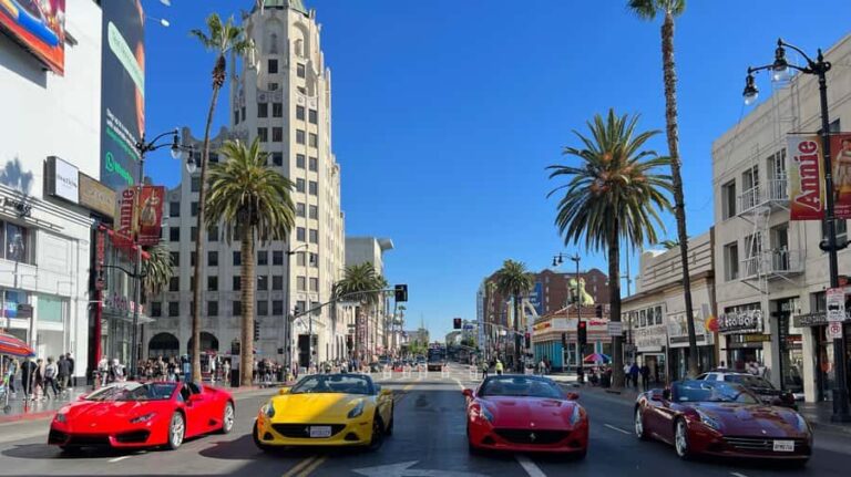 20 Min Ferrari tour in Hollywood (Drive or Be driven) - The Route and Landmarks