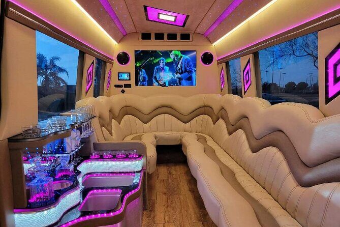 4, 5 or 6 hr Hollywood Private Tour in 12 Pass Mercedes Party Bus - The Balance of Time, Cost, and Experience