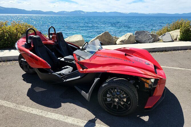 4 Hour Red Polaris Slingshot Rental around Lake Tahoe - The Experience in Detail