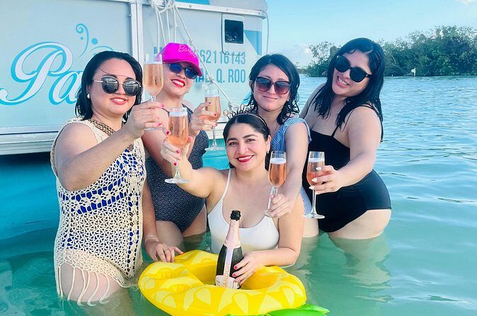 5 Hour Private Tour of the Rapids of Bacalar in Pontoon - The Sum Up
