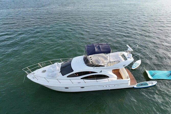 50ft, 1 Hour FREE Miami Yacht Rental, 2 to 6 Hours, 13 People - The Bottom Line