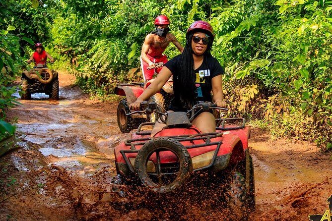 Adrenaline day driving ATVs doing Ziplines and swimming in a Cenote from Cancun - The Details: How It All Comes Together