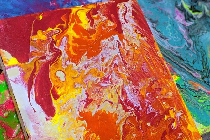 Adventures in Abstract Paint Pouring - The Experience Environment and Atmosphere