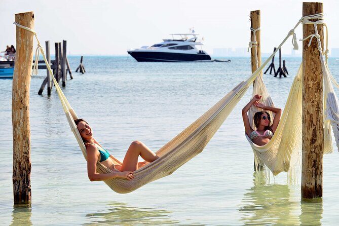 Amazing Catamaran Party + Beach Club - Only Adults from Cancún - The Beach Club & Party Atmosphere