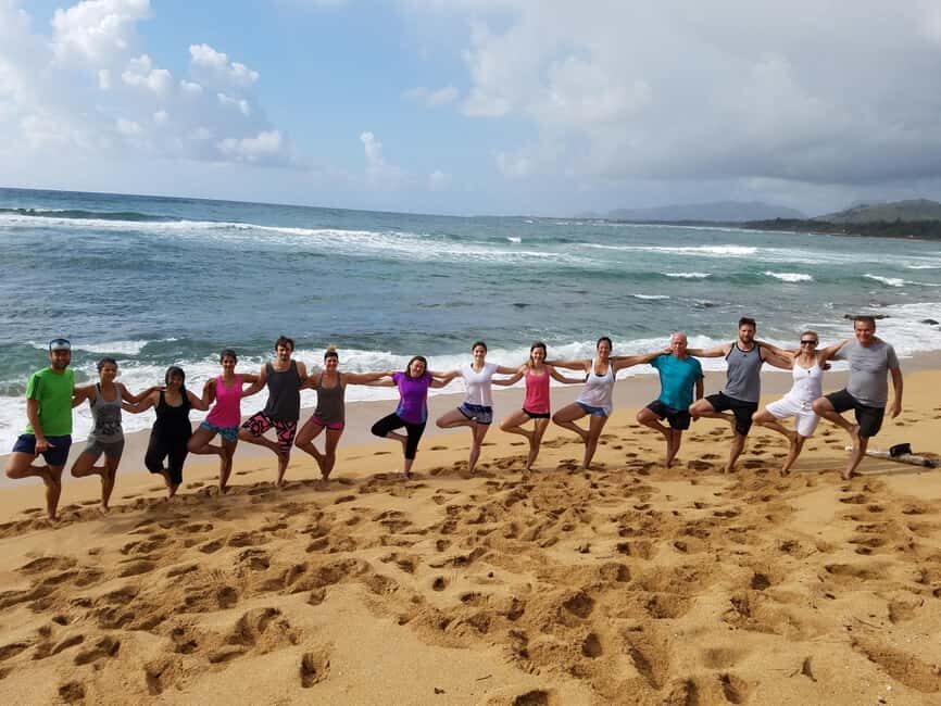 At the Kauai Shores Hotel: Kauai Yoga on the Beach Class - What You Can Expect During the Class