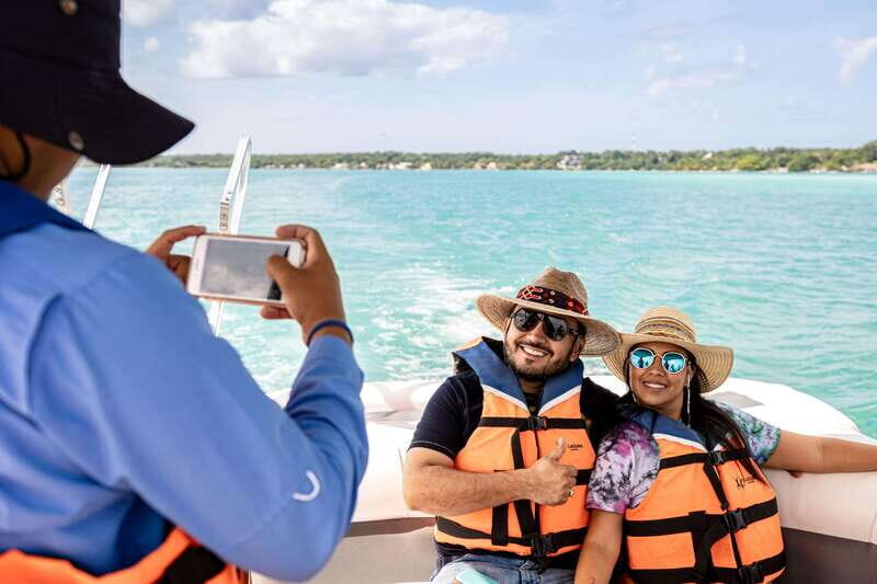 Bacalar: Lake of Seven Colors Pontoon Tour with Fruit - What You’ll Experience Step-by-Step