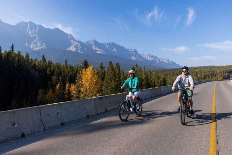 Banff: Mountain Lakeside Guided E-Bike Tour - The Itinerary in Detail