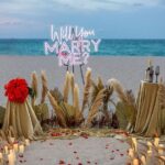Beach Marriage Proposal - The Setting: Miami Beach at Night