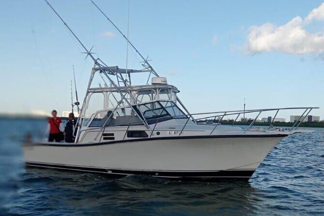 Bertram 35ft boat sport fishing cancun up to 6 passengers - FAQ