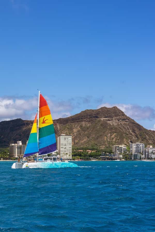 Board from Waikiki Beach for our Aloha Hour Sail - The Value of the Experience