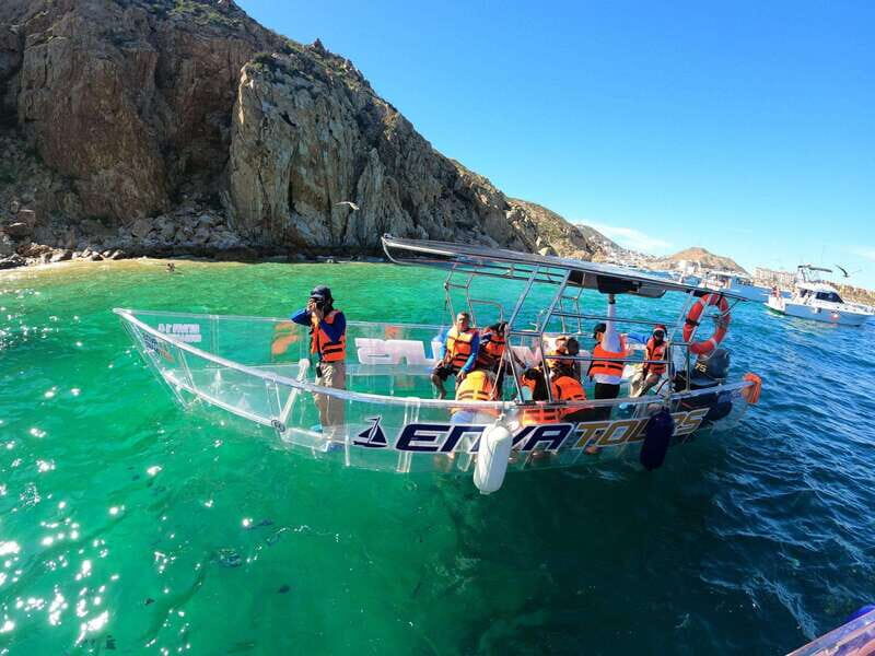 Cabo San Lucas: Arch Tour Clear Boat - The Marine Life and Other Highlights