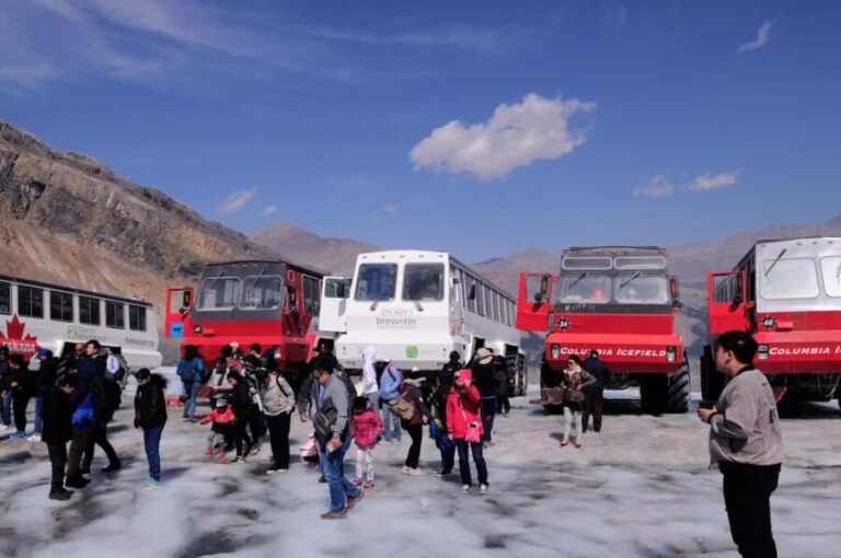 Calgary/Canmore/Banff: Columbia Icefield Glacier Day Tour - Transportation, Timing, and Practicalities