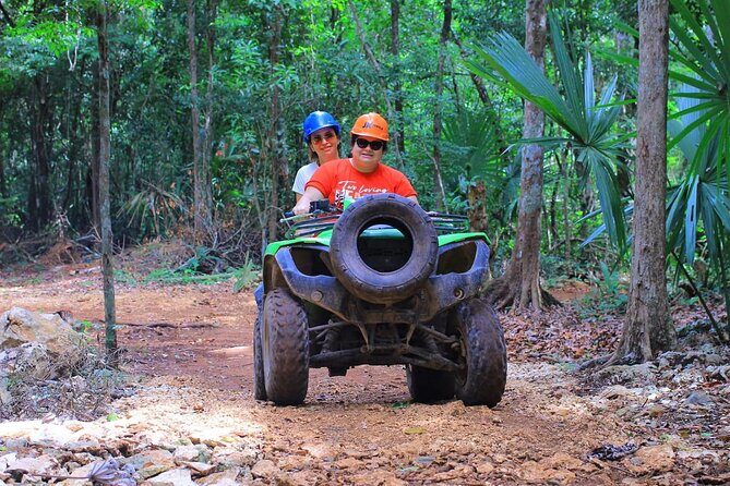 Cancun Adventure Tour with Ziplines, ATVs and Cenote Swim - Ground-Level Action: ATV Jungle Ride