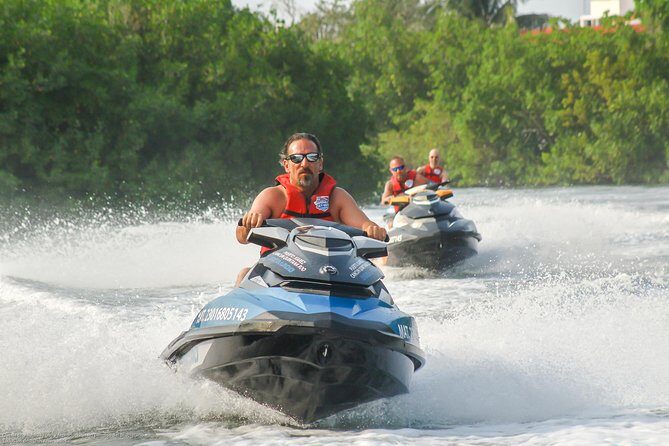 Cancun mangrove jet ski tour: 1 rider per jet ski - The Experience Breakdown