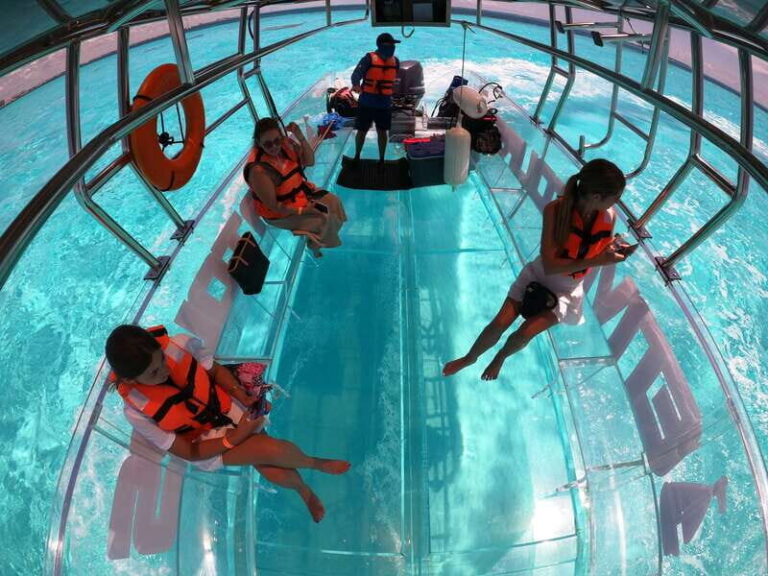 Cancún: Nichupté Lagoon Transparent Boat Tour with Drinks - The Itinerary Breakdown