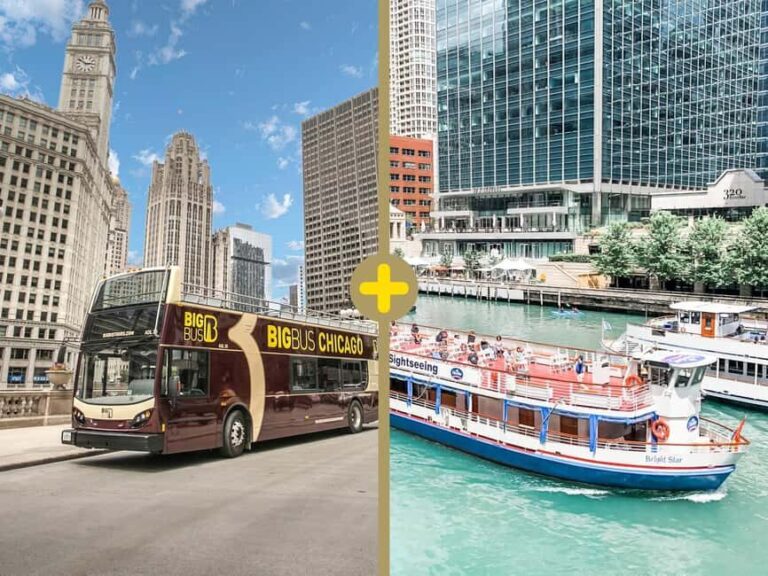 Chicago: Architecture River Tour and Hop-on Hop-off Bus Tour - Practical Details and What You’ll Experience