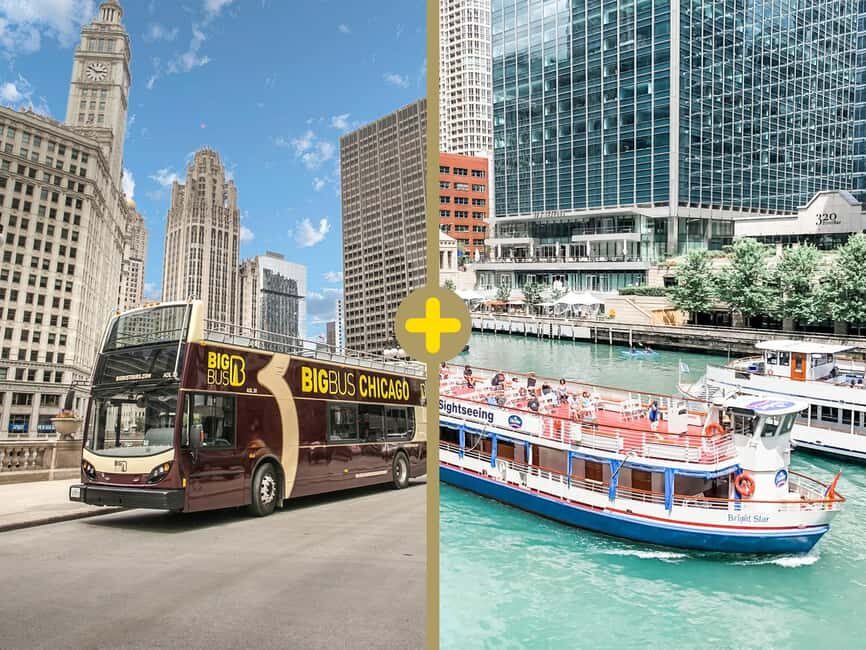 Chicago: Architecture River Tour and Hop-on Hop-off Bus Tour - Practical Details and What You’ll Experience