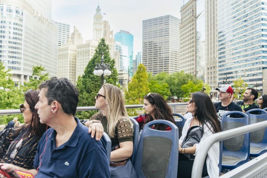 Chicago: Hop-on Hop-off Sightseeing Tour by Open-top Bus - What Are the Main Stops?