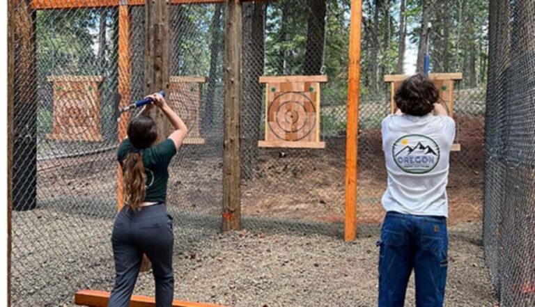 Crater Lake Axe Throwing Experience - The Experience Itself: What You Can Expect