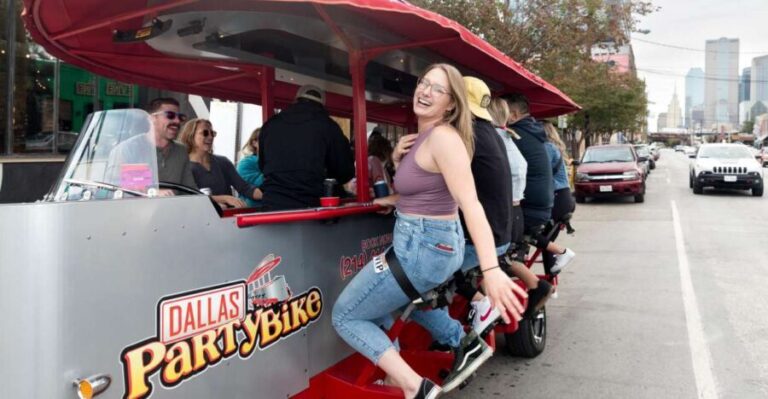 Dallas Party Bike Private Group Rental in Deep Ellum - The Experience in Detail