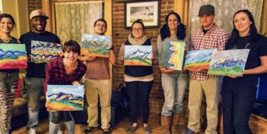 Denver: Puff Pass and Painting Class - The Artistic Journey: What the Class Looks Like