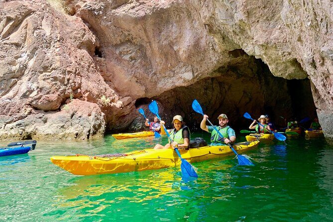 Emerald Cave Paddle & Beach TourKayak, Hike & Swim from Vegas - FAQ