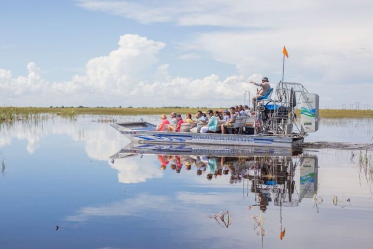 Everglades: Sawgrass Park Day Time Airboat Tour & Exhibits - The Airboat Ride: What to Expect