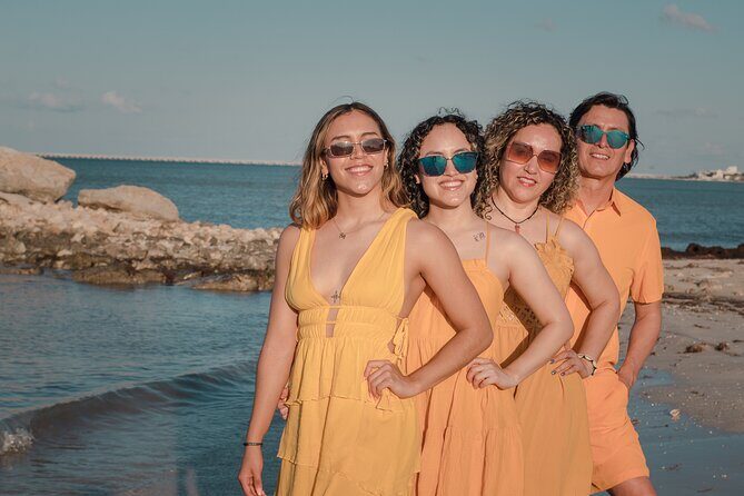 Family Photo Session on the Beaches of Yucatan - The Value of Professional Photos & Leisure Time