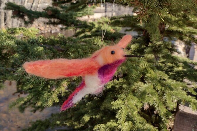 Felting Hummingbird Ornament Class in Estes Park - What You Can Expect from the Felting Class