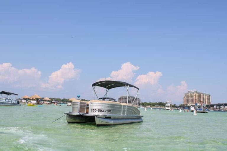 Fort Walton Beach: Crab Island Pontoon Boat Rental - What to Expect on Your Day Out