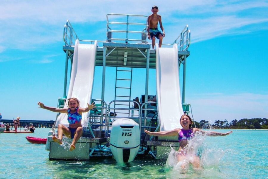Fort Walton: Double Decker Full Day Pontoon Boat Rental - What the Itinerary Looks Like