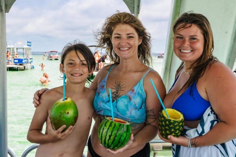 From Fort Walton Beach: Crab Island Excursion - The Experience on Board