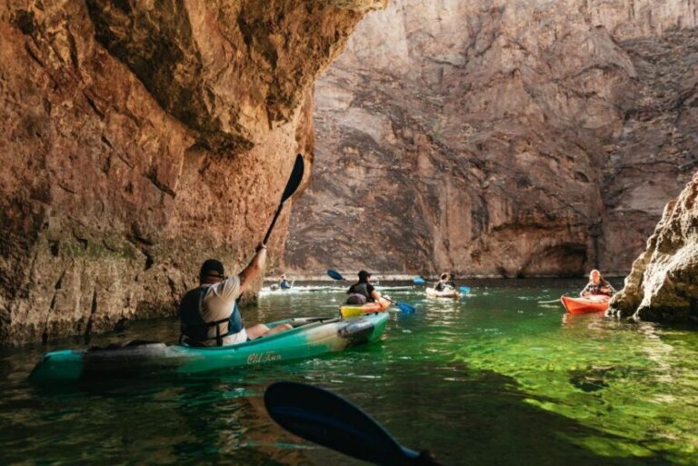 From Las Vegas: Emerald Cave Guided Kayaking Tour - How the Tour is Structured