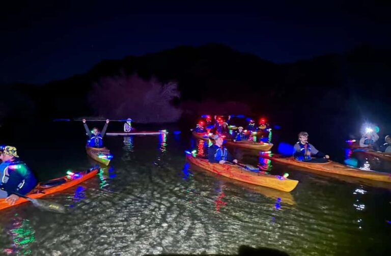 From Las Vegas: Moonlight Kayak Tour on the Colorado River - The Itinerary Breakdown