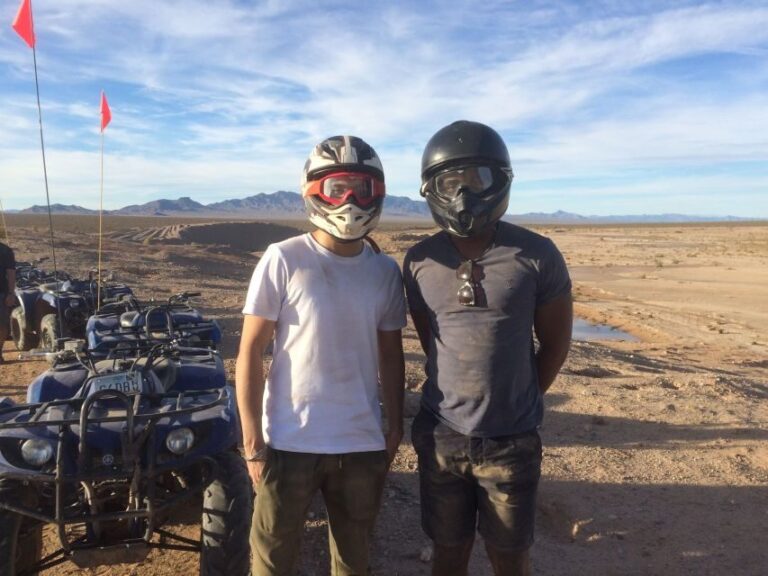 From Las Vegas: Nellis Dunes ATV Tour with Shuttle Transfer - What’s Included & What’s Not
