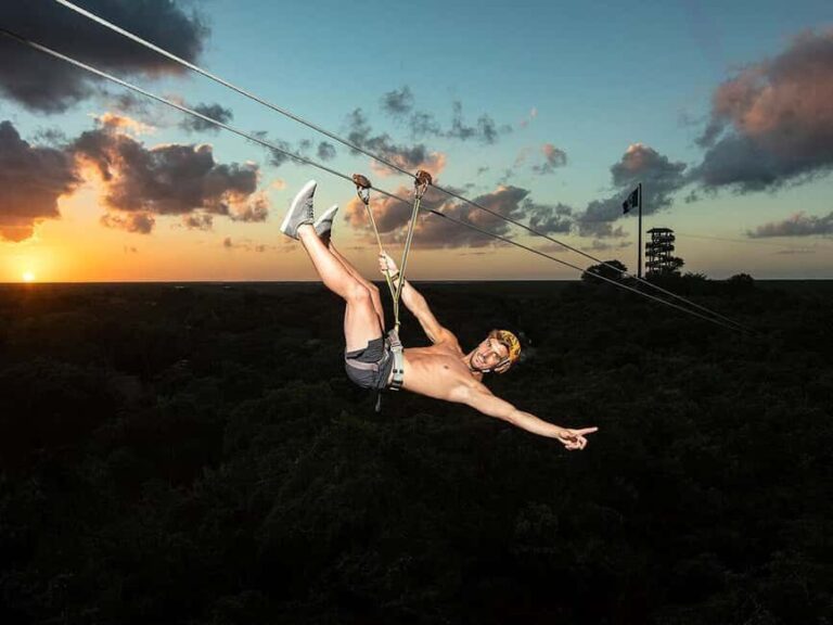 From Playa del Carmen: Tickets to Xplor Fuego Night Park - The Experience in Detail