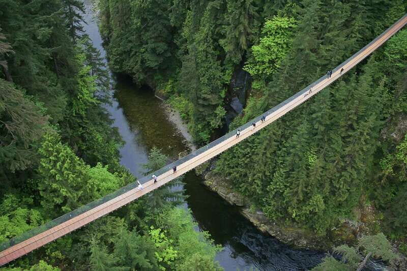 From Vancouver: Capilano Suspension Bridge & Grouse Mountain - The Capilano Suspension Bridge Experience