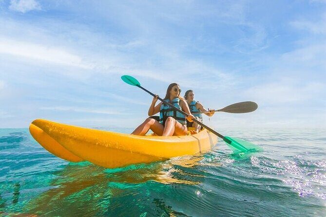 Garrafon Reef Park VIP Area & Snorkeling & Kayaking & Buffet - Key Points