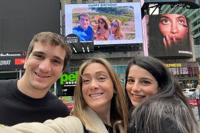Get Your 15 Seconds of Fame on a Times Square Billboard in NYC! - What to expect on the day of your display