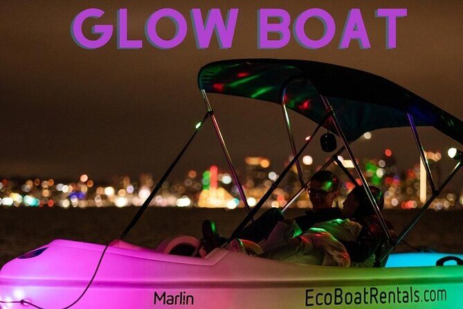Glow Nightime Pedal Boat Rental in San Diego Bay - Comfort & Extras