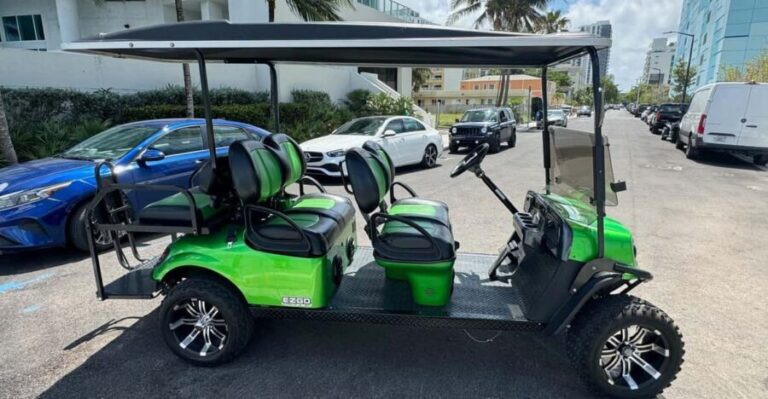 Golf Cart Rental Miami 6 Hours - The Practicalities: Navigating Miami by Golf Cart