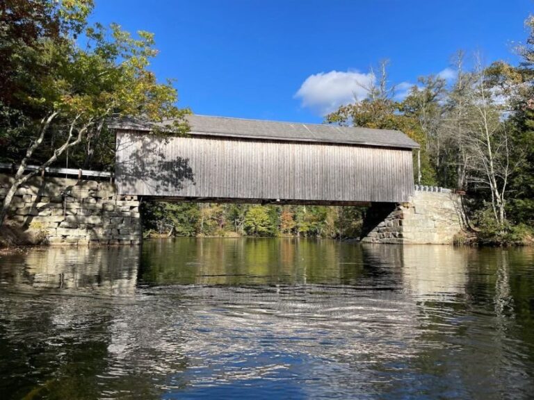 Guided Covered Bridge Kayak Tour, Southern Maine - The Scenic Highlights: Babb’s Covered Bridge